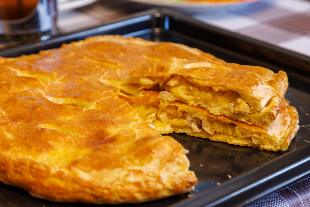 Empanada gallega recalentada