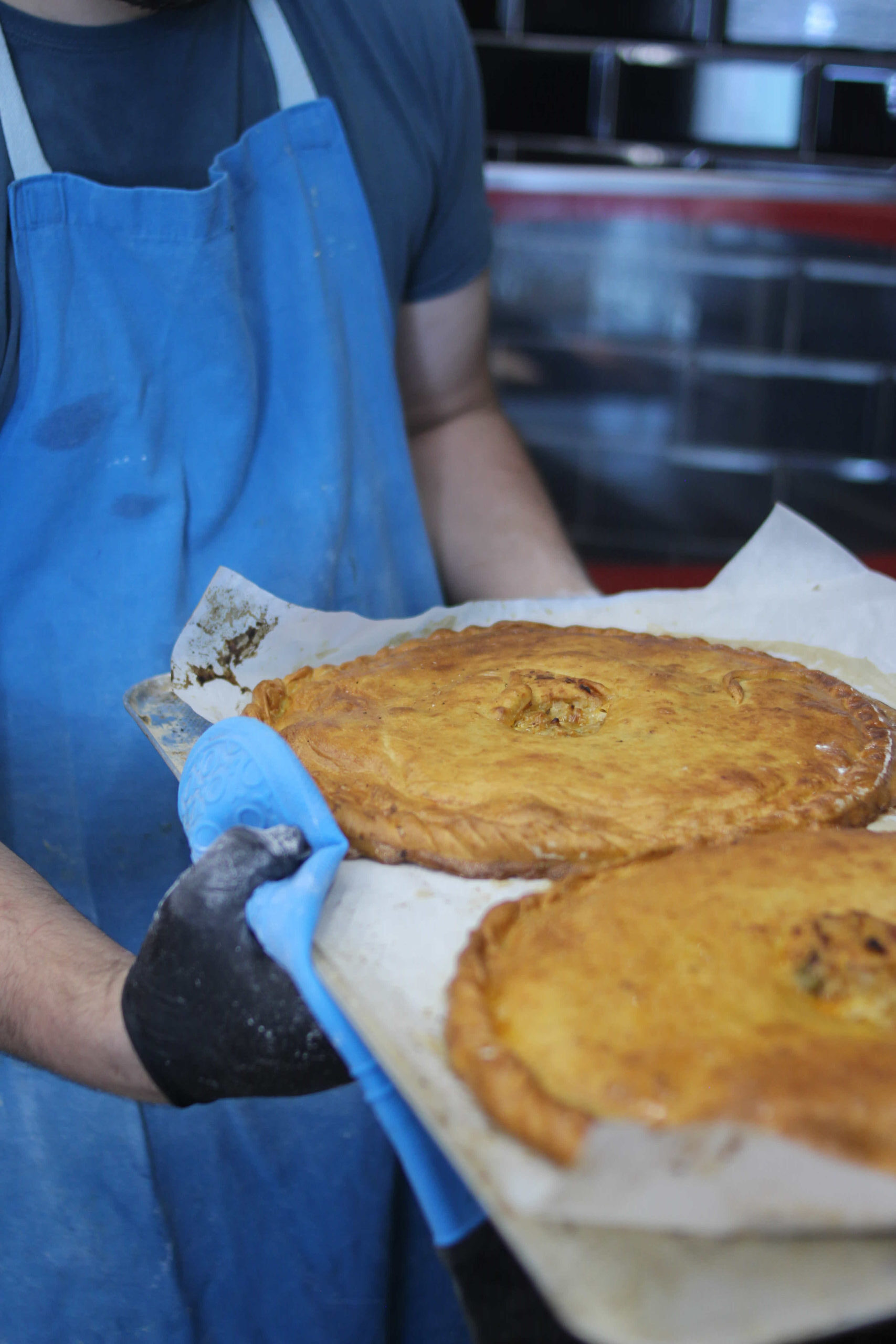 Empanadas gallegas recién hechas