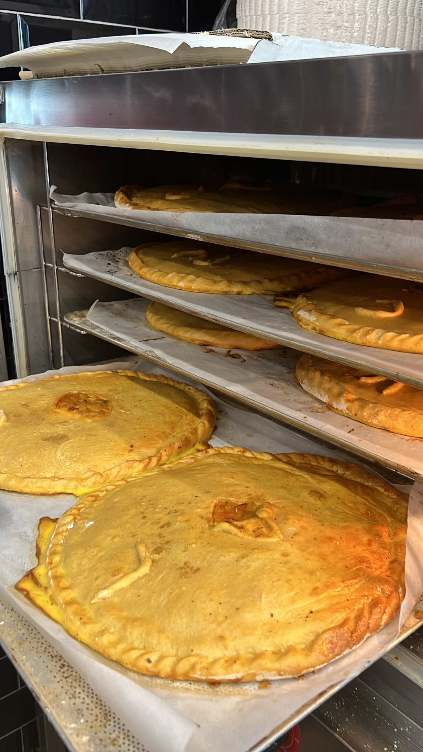 Empanadas recién salidas del horno